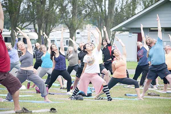Yoga Fest celebrated its second year at Windjammer Park Aug. 30.