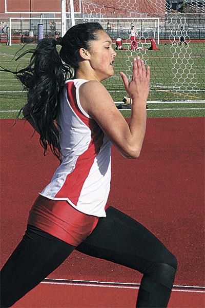 Coupeville Makana Stone placed second in the 400 meters at the state meet Saturday.