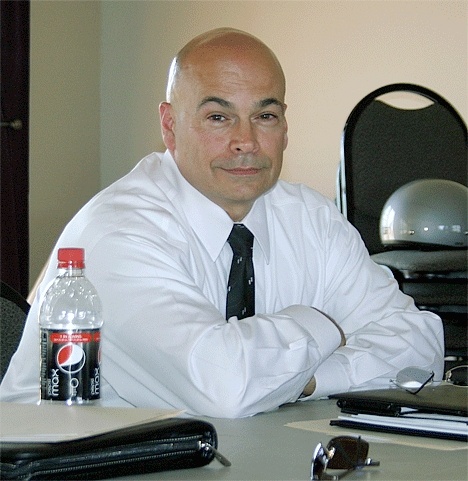 Tom Tomasino was named Whidbey General Hospital CEO during a special meeting Wednesday at the Au Sable Institute.