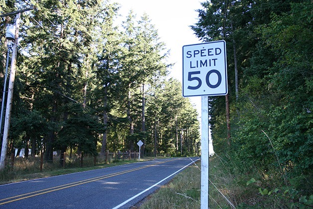 Hunt Road on North Whidbey is one of several county roads to be studied this fall for speed limit adjustment.