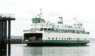 The Steel Electric ferry Quinault sets sail from Keystone Harbor before being retired in November 2007. A company in Tacoma bid to purchase the four ferries was accepted Friday.