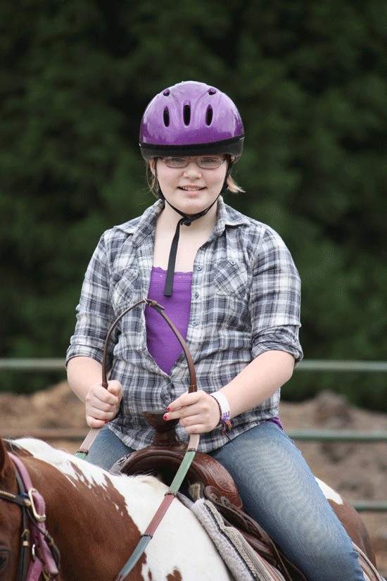 Ashlynn Thompson finds fulfillment riding HOPE horse Fancy.