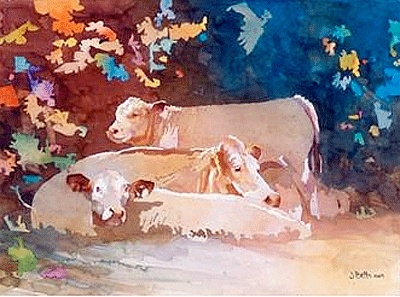 Watercolorist Judi Betts will be featured at the 'Harvest's Bounty' art exhibition and wine tasting Thursday