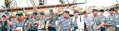 Whidbey Island’s Shifty Sailors sing at a recent concert.