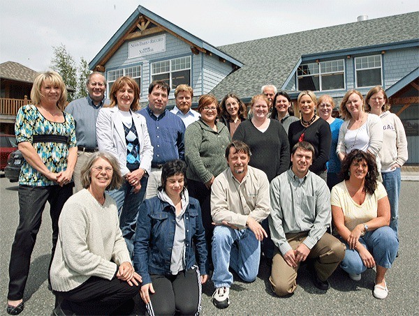 The combined staffs of the Whidbey News-Times and the South Whidbey Record moved into an office in Coupeville. The grand opening is today.