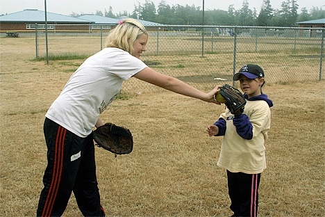 Oak Harbor sophomore Jessica Sain