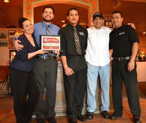 El Cazador Mexican Grill and Catina staff are ecstatic to win Evening Magazine’s Best Of Western Washington. From left: Natasha Rodriguez