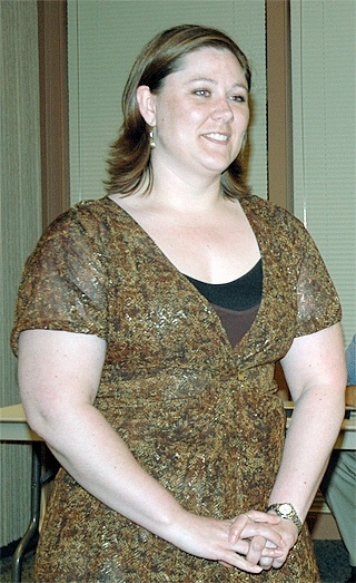 Kate Schreck was introduced as new principal at Crescent Harbor Elementary School during a recent school Board meeting.