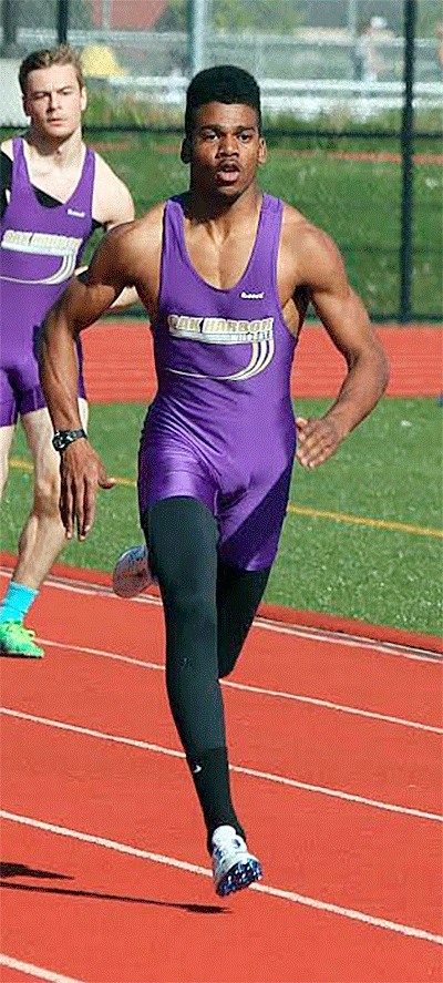 Dejon Devroe is one of the state's fastest 400-meter runners. Football