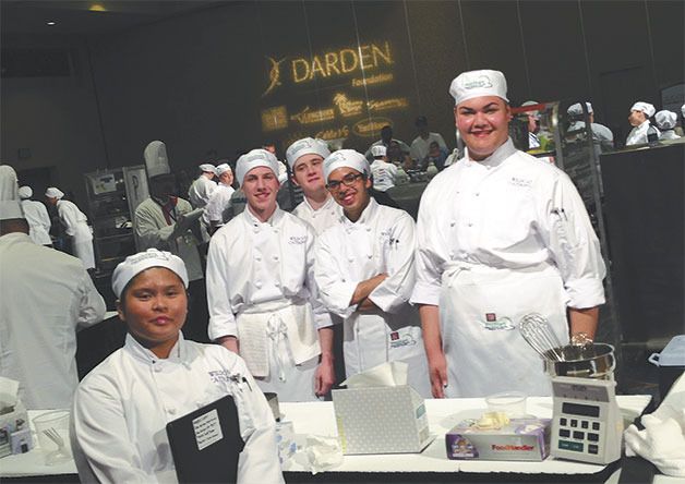 Oak Harbor High School’s culinary arts team competed in a national cooking tournament at Disneyland this week.