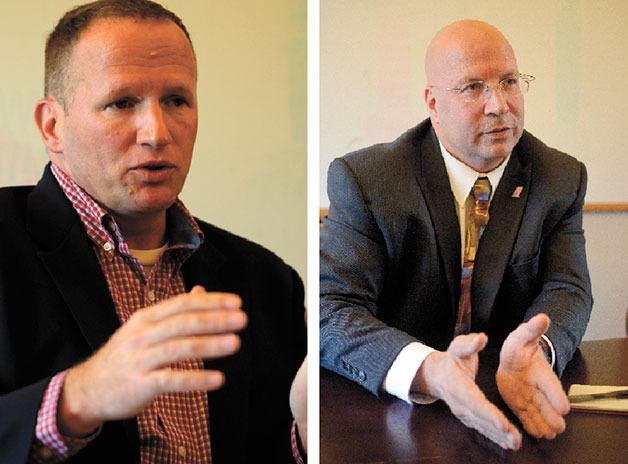 District 10 Position 2 State Representative Republican incumbent Dave Hayes faces off against Democratic challenger Nick Petrish.