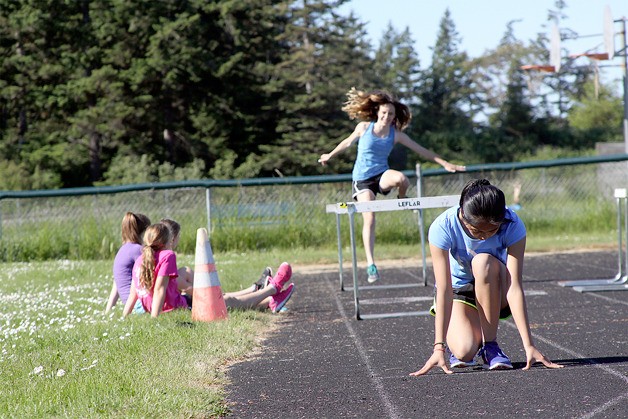 Track athletes at Coupeville Middle School look forward to a new track surface that is scheduled to be installed at Mickey Clark Field this summer. Three different sites in the Coupeville School District will be closed to the public because of construction projects this summer.