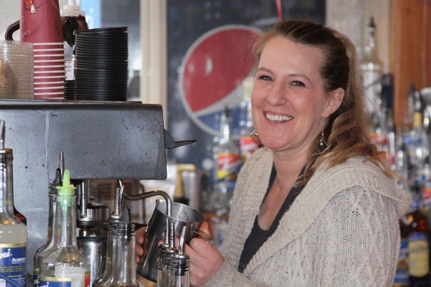 Tina Carman has owned Drag 'N' Fly Espresso in Oak Harbor since 2010. She was once a barista for the same business