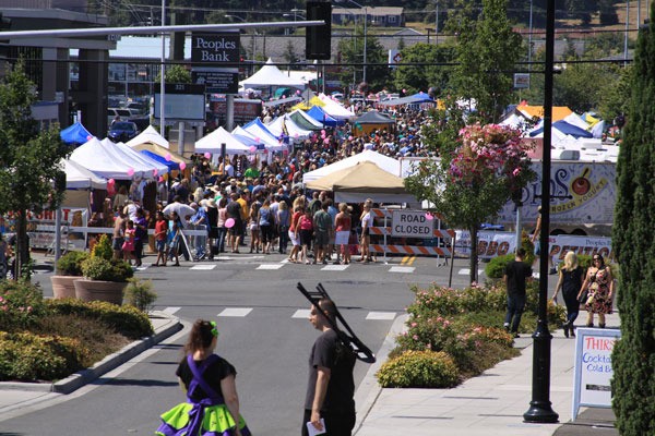 The Oak Harbor Pigfest moved to Pioneer Way last year and the event doubled its attendance.
