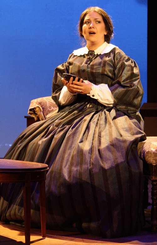 Anjulie Victoria Harrison plays the part of Marmee in “Little Women