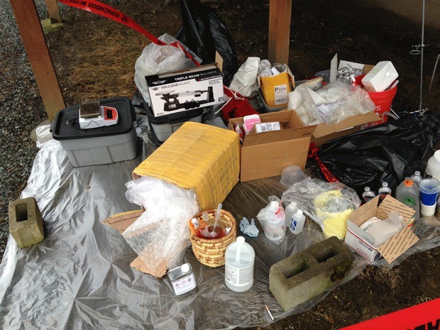A clandestine drug lab was discovered in a North Whidbey home Saturday.