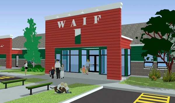 Whidbey Animals’ Improvement Foundation created this image of the proposed new shelter the organizers are hoping to build. They are trying to raise $3.5 million to build it. The new facility would replace the building located south of Coupeville. In 2009