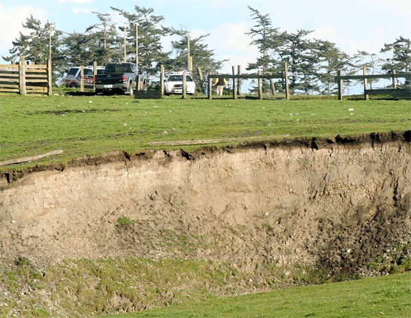 A state trooper arrested the driver of a truck that went off the highway