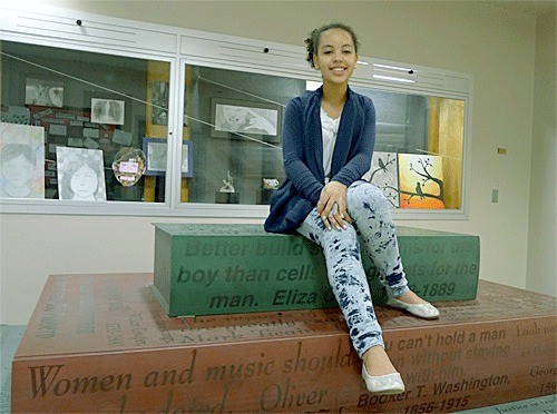 North Whidbey Middle School seventh-grader Paige Jackson was recognized by the American Red Cross for her efforts to help a classmate who was hit by a car in December 2012.