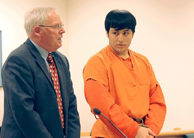 David Nunez Jr. appears in court Monday with attorney Jon Ostlund.