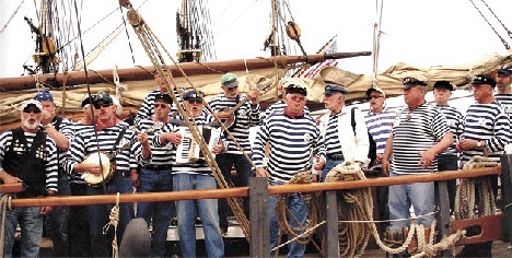 The Shifty Sailors are just one of the many bands performing at the inaugural Shanty Fest