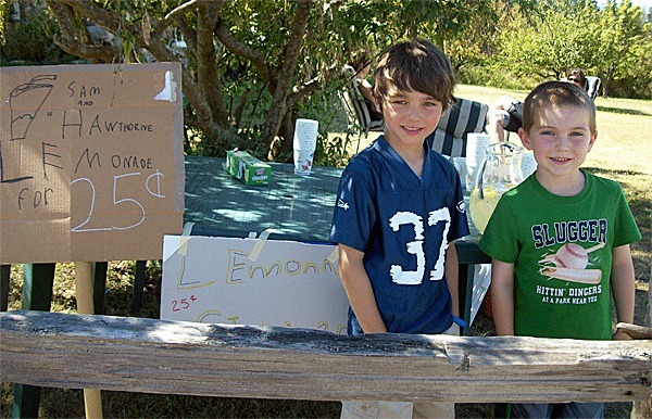 Six-year-olds Hawthorne Wolfe