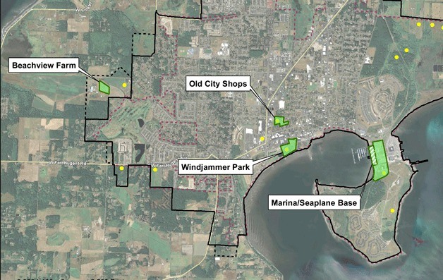 Oak Harbor’s engineering firm is recommending four possible sites for the city’s new wastewater treatment plant. They include Windjammer Park