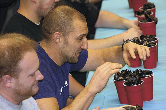 The Penn Cove MusselFest isn’t complete without its annual mussel eating competition