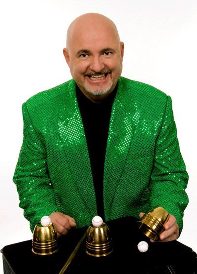 JR Russell is one of three magicians who will perform at the Whidbey Playhouse Oct. 27 to raise funds for a theater facelift.