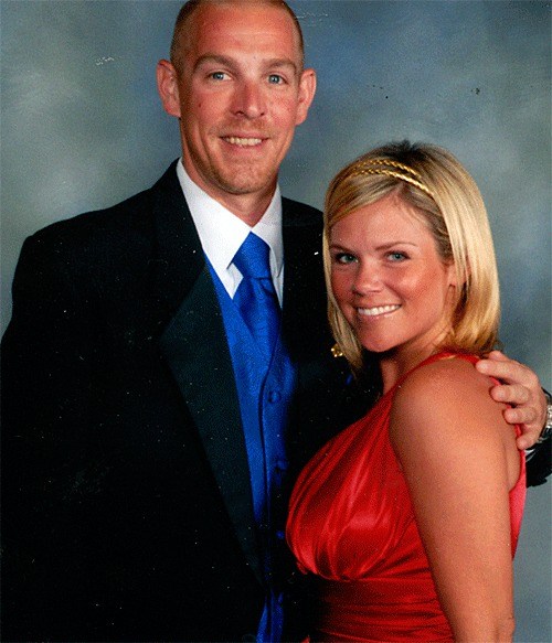 Matthew Caplinger and his fiance Megan Robb will wed in the spring of 2011.