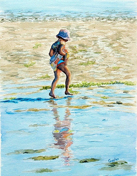 Gaylen Whiteman’s “Fancypants” and other works can be seen at Taste for Wine’s Cellar Room Sunday.