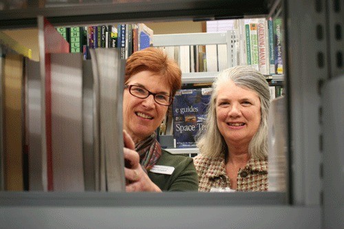 Managing librarian Mary Campbell