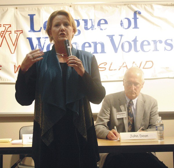 During a Thursday night forum