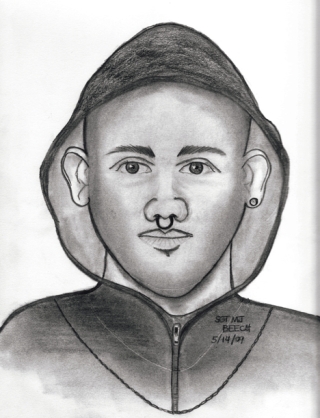 The police sketch depicts the man suspected of trying to grab a young girl in Oak Harbor.