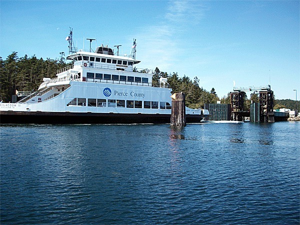 The 50-car Steilacoom II departs from Keystone Harbor. Washington State Ferris spent millions of dollars leasing and maintaining the Pierce County-owned vessel.