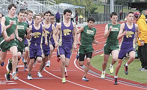 Oak Harbor's John Rodeheffer jumps to an early lead in the 1