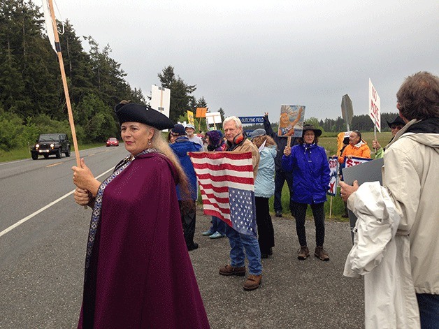 Anti-noise group member Paula Spina