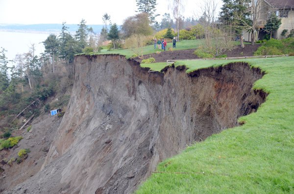 A massive landslide occurred in Ledgewood in March 2013 and impacted more than dozen homes.