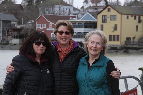 Three Coupeville women — from left