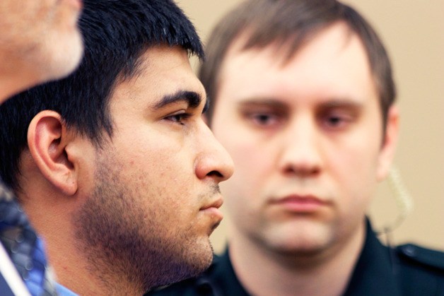 Under the watchful eye of a Skagit County deputy