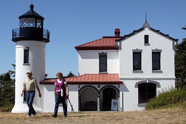 The Admiralty Head Lighthouse has received an extensive makeover this summer with new paint in many areas and refinished floors in rooms upstairs. The iconic Coupeville lighthouse invites the public to attend a celebration in honor of National Lighthouse Day from 1-4 p.m. today.
