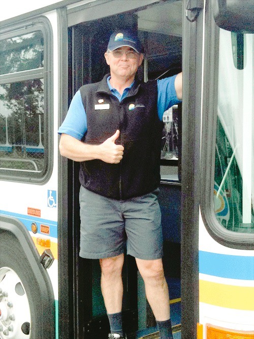 Island Transit bus driver Mark Vance recently won the local Bus Roadeo. He will represent Island Transit during the state competition sponsored by the Washington State Department of Transportation.