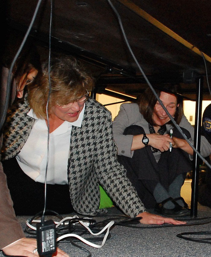 Coupeville Mayor Nancy Conard and Island County Commissioner Angie Homola