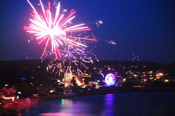 The city of Oak Harbor celebrates Fourth of July with a big fireworks display. Some county residents like to put on their own