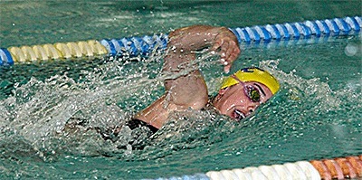 Marissa Morris earned her third consecutive first-team selection in swimming this fall.