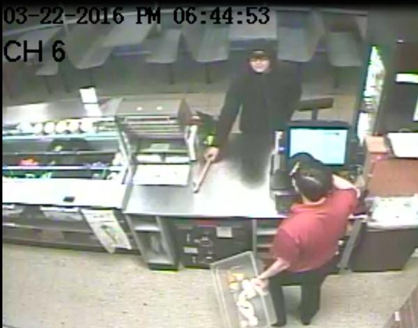Oak Harbor Police are looking for this man who robbed a Subway Tuesday night.