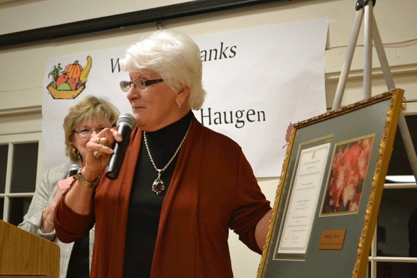 Former state Sen. Mary Margaret Haugen thanked her supporters on Wednesday