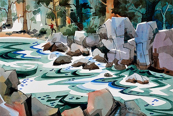 This work by Oak Harbor watercolorist Randy Emmons has been accepted into an international show in Bulgaria.