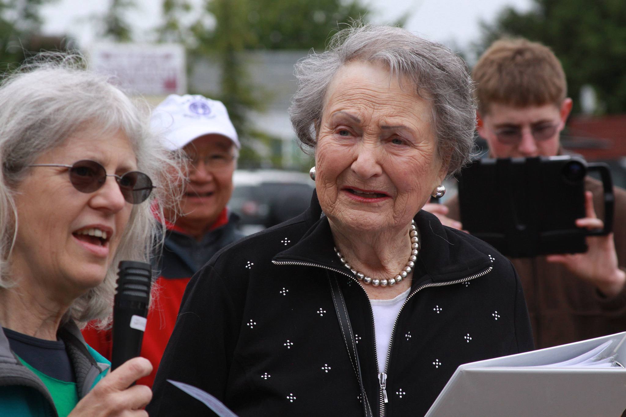 Longtime Coupeville resident and business owner Muriel Pickard will be the honored guest at the Island County Museum&rsquo;s Autumn Banquet and Auction Oct. 15 at the Oak Harbor Elks Club. Photo by Ron Newberry/Whidbey News-Times