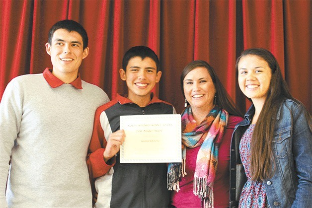 The Whitefoot family of Oak Harbor has had three winners of the John Draper Award